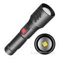 Flashlight ricaricabile USB zoomabile XHP50